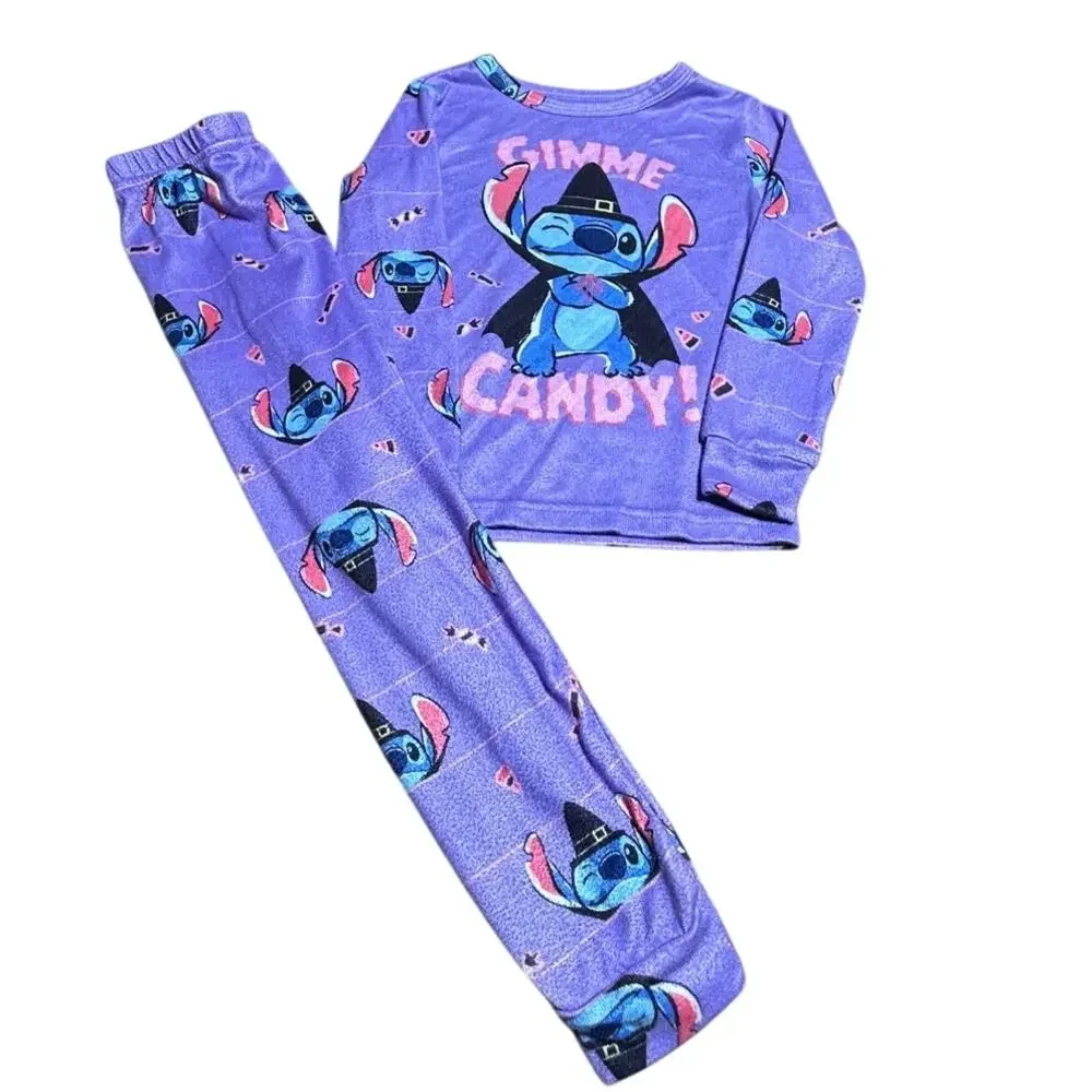 NWOT Disney Stitch Halloween girl's sz 6 pajama set Gimme Candy